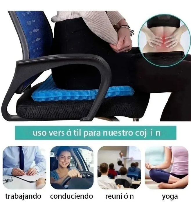 GelComfort Pro:  Cojín de Gel Ergonómico!